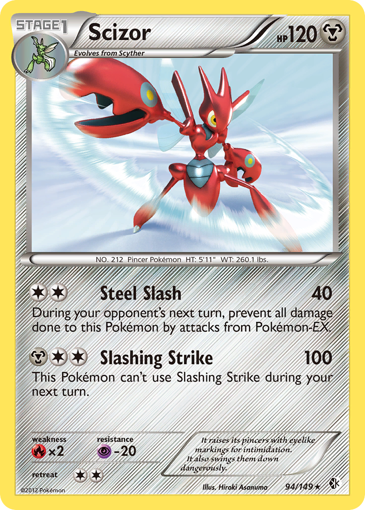 Scizor (94/149) [Black & White: Boundaries Crossed] | Nerdhalla Games