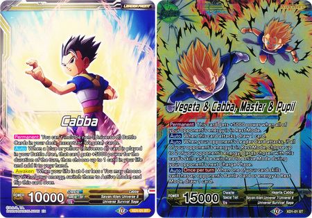 Cabba // Vegeta & Cabba, Master & Pupil [XD1-01] | Nerdhalla Games