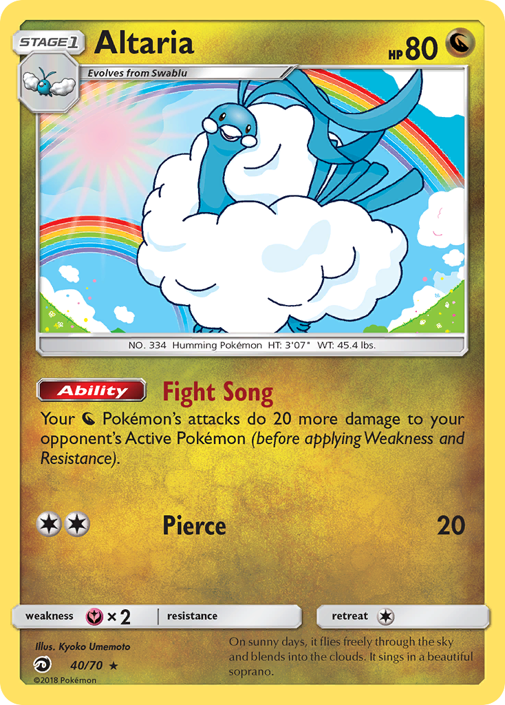 Altaria (40/70) [Sun & Moon: Dragon Majesty] | Nerdhalla Games