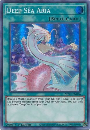 Deep Sea Aria [MP21-EN076] Super Rare | Nerdhalla Games