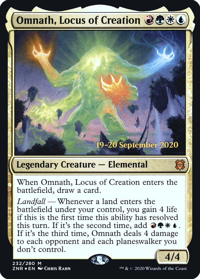 Omnath, Locus of Creation  [Zendikar Rising Prerelease Promos] | Nerdhalla Games