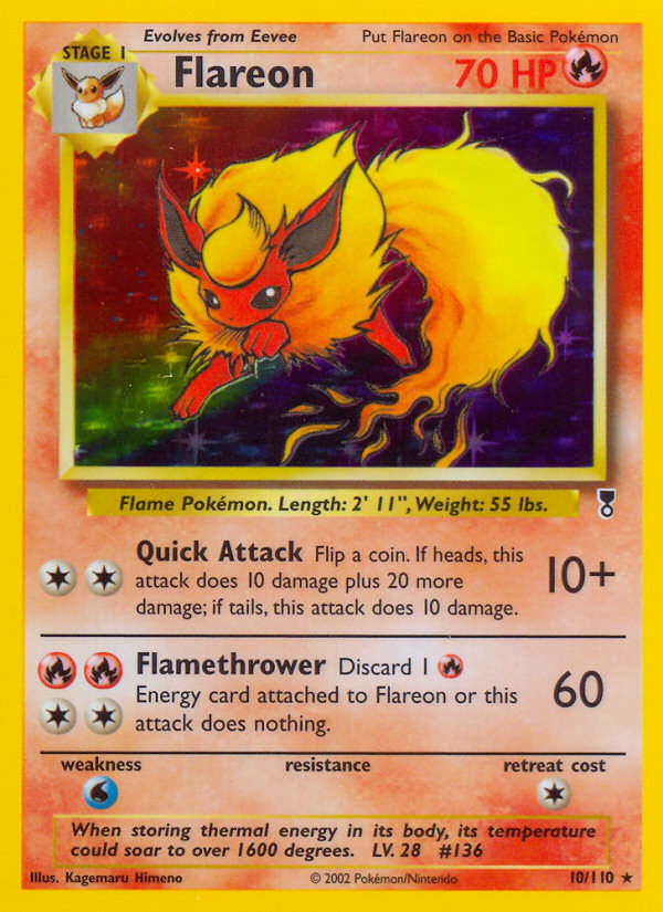 Flareon (10/110) [Legendary Collection] | Nerdhalla Games