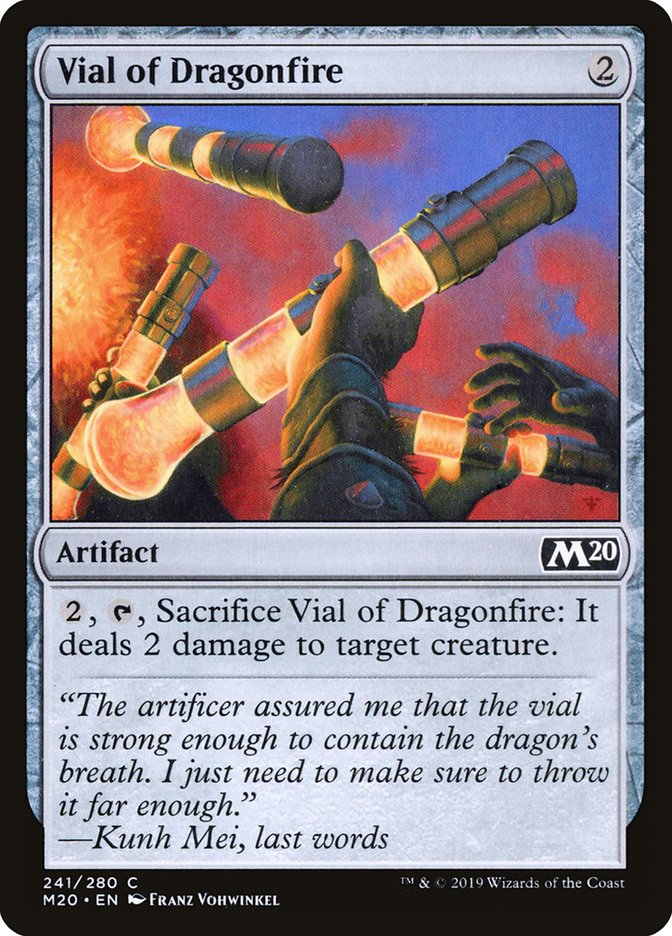 Vial of Dragonfire [Core Set 2020] | Nerdhalla Games