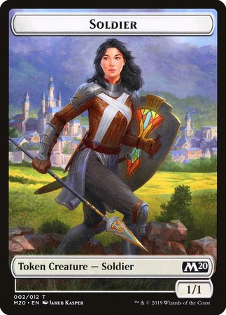 Soldier Token [Core Set 2020 Tokens] | Nerdhalla Games