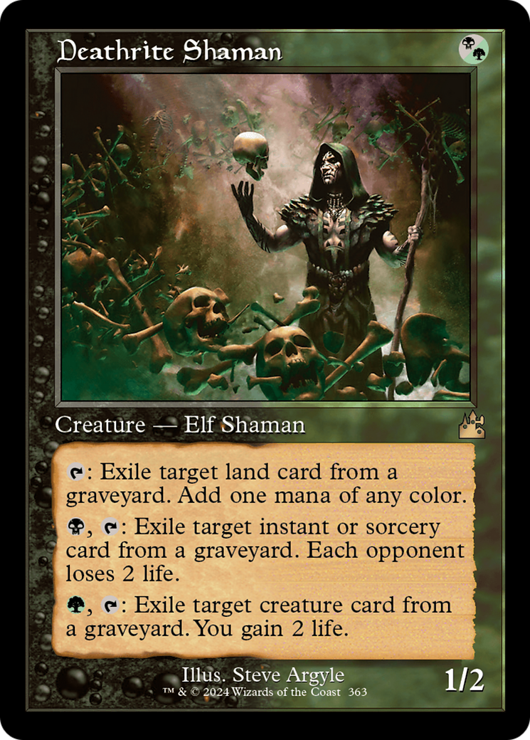 Deathrite Shaman (Retro Frame) [Ravnica Remastered] | Nerdhalla Games