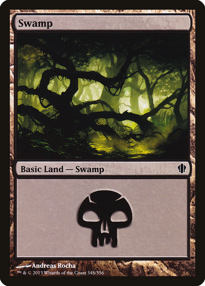 Swamp (348) [Commander 2013] | Nerdhalla Games