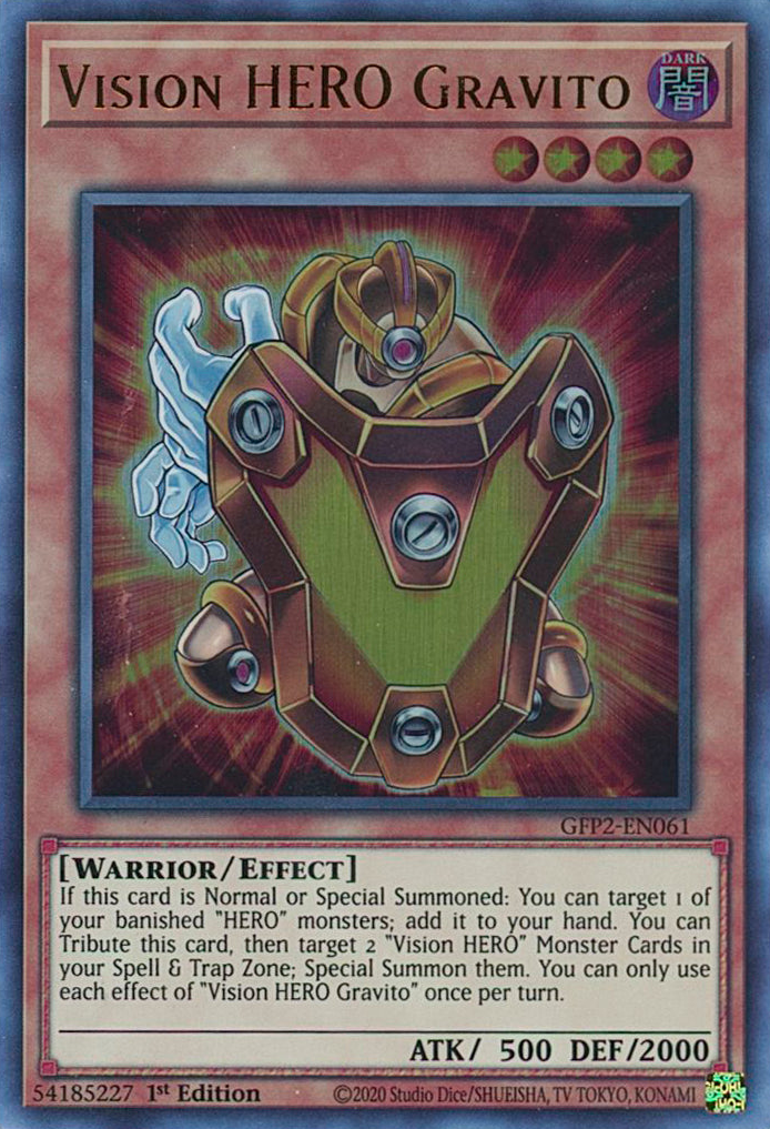 Vision HERO Gravito [GFP2-EN061] Ultra Rare | Nerdhalla Games