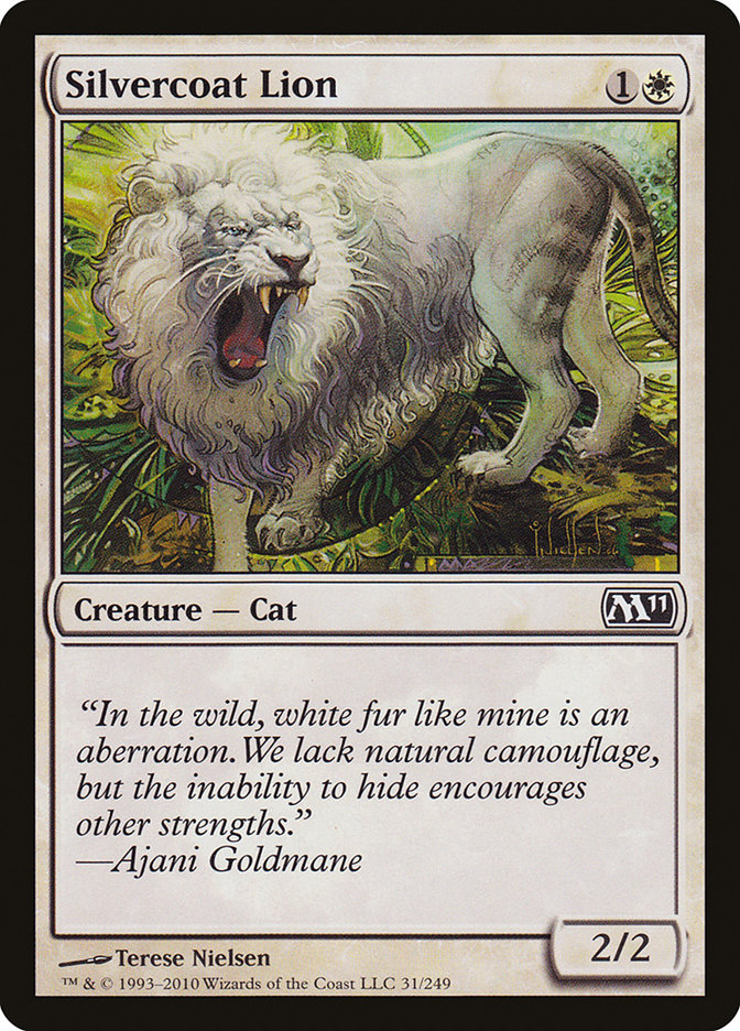 Silvercoat Lion [Magic 2011] | Nerdhalla Games