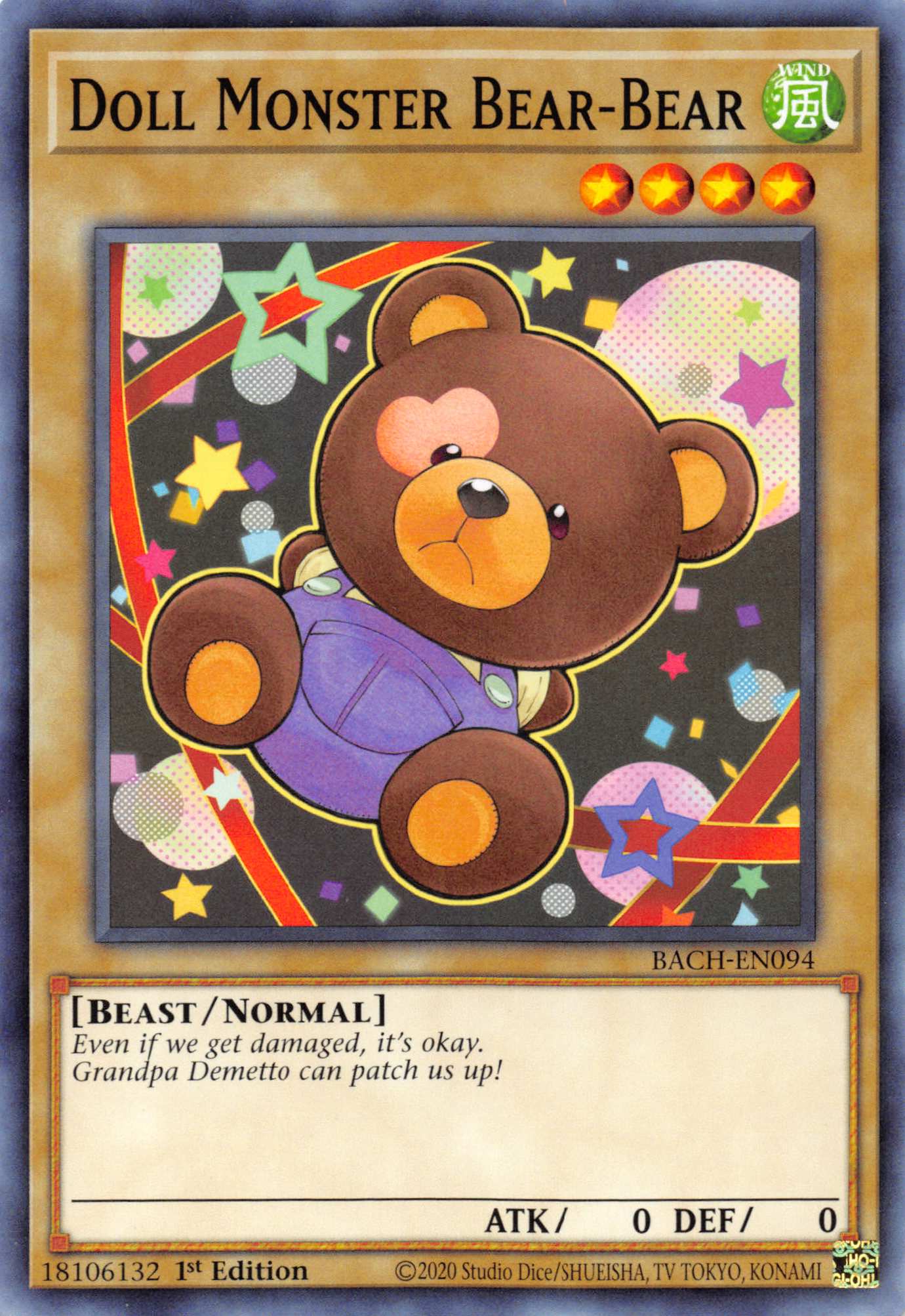 Doll Monster Bear-Bear [BACH-EN094] Common | Nerdhalla Games