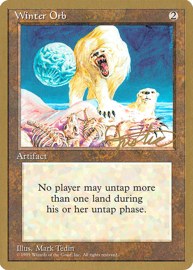 Winter Orb (Mark Justice) [Pro Tour Collector Set] | Nerdhalla Games