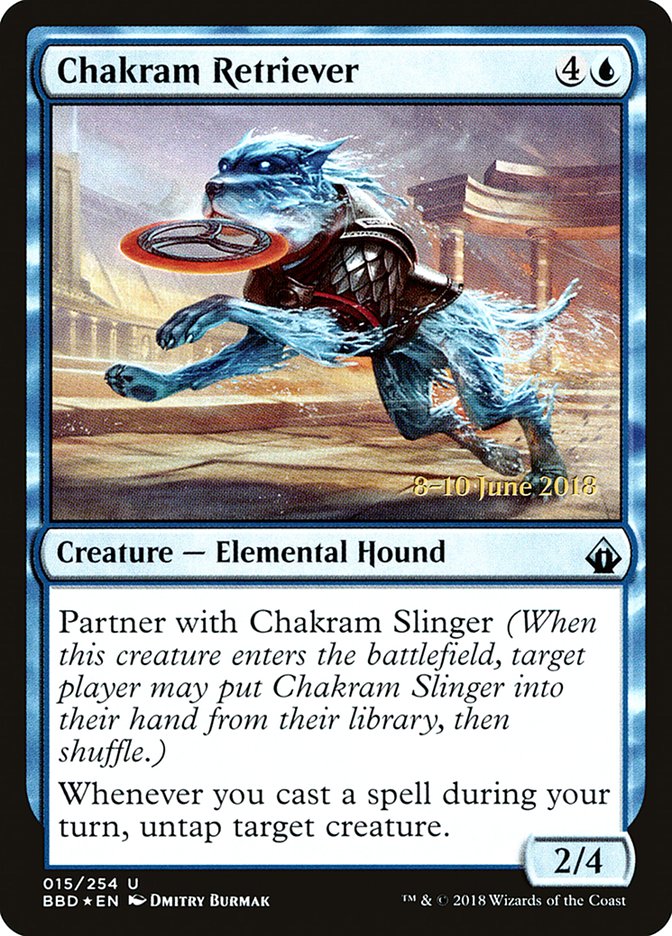 Chakram Retriever  (Prerelease) [Battlebond Promos] | Nerdhalla Games