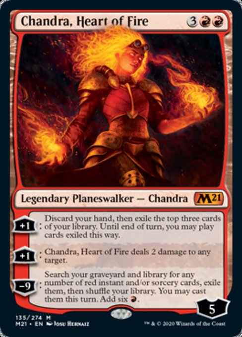 Chandra, Heart of Fire [Core Set 2021] | Nerdhalla Games