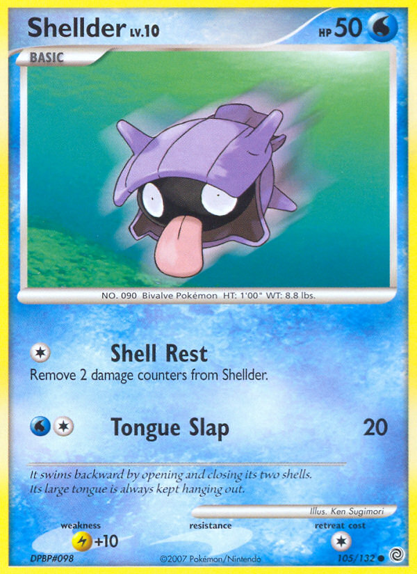 Shellder (105/132) [Diamond & Pearl: Secret Wonders] | Nerdhalla Games