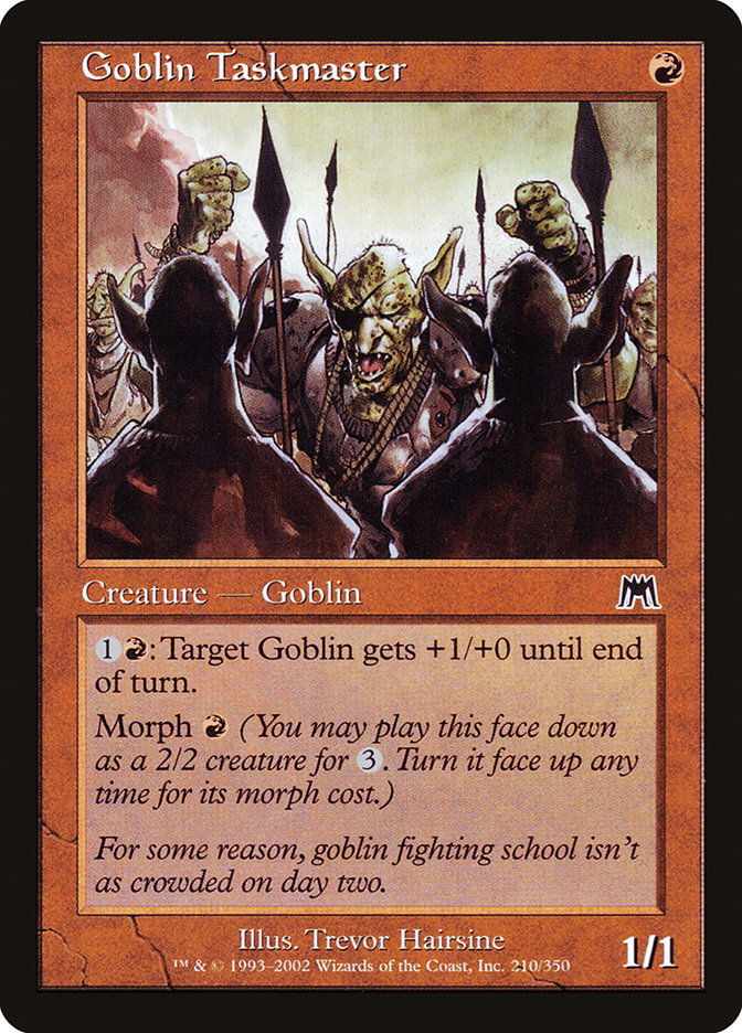 Goblin Taskmaster [Onslaught] | Nerdhalla Games