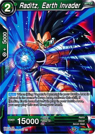 Raditz, Earth Invader [SD9-02] | Nerdhalla Games