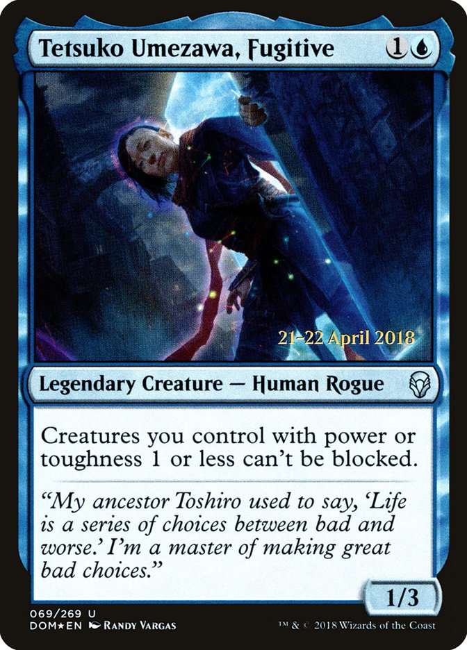 Tetsuko Umezawa, Fugitive  [Dominaria Prerelease Promos] | Nerdhalla Games