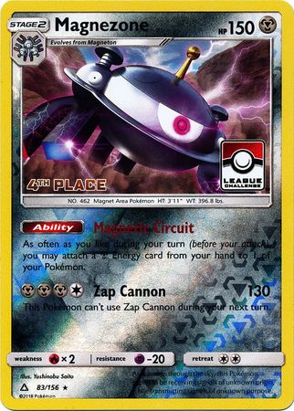 Magnezone (83/156) (League Promo 4th Place) [Sun & Moon: Ultra Prism] | Nerdhalla Games