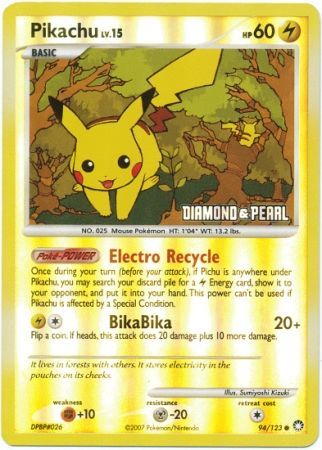 Pikachu (94/123) [Burger King Promos: 2008 Collection] | Nerdhalla Games