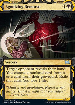 Agonizing Remorse (Etched Foil) [Strixhaven Mystical Archive] | Nerdhalla Games