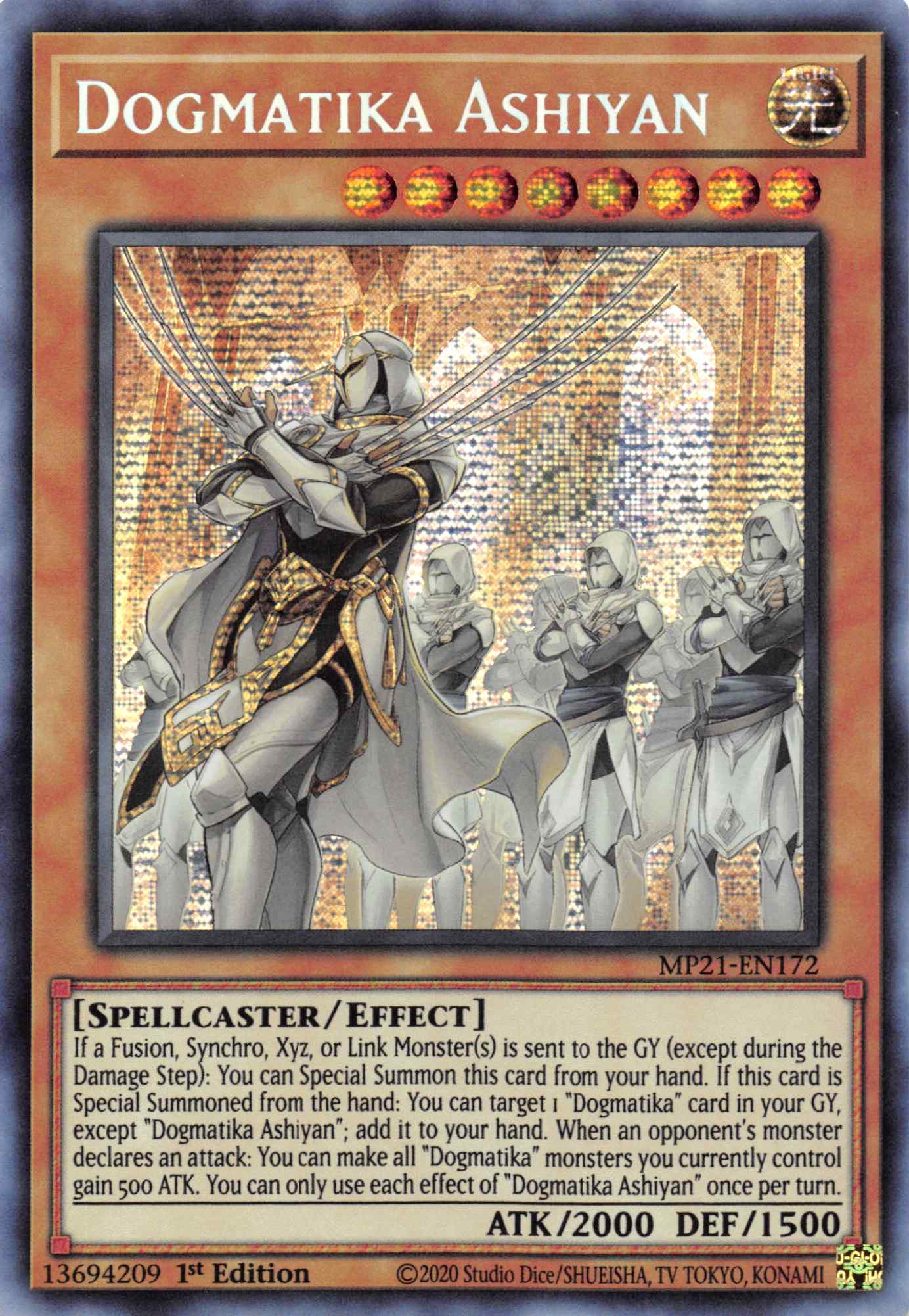 Dogmatika Ashiyan [MP21-EN172] Prismatic Secret Rare | Nerdhalla Games