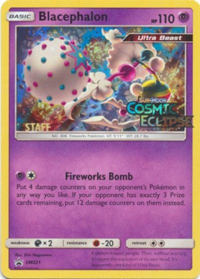 Blacephalon (SM221) (Staff Prerelease Promo) [Sun & Moon: Black Star Promos] | Nerdhalla Games