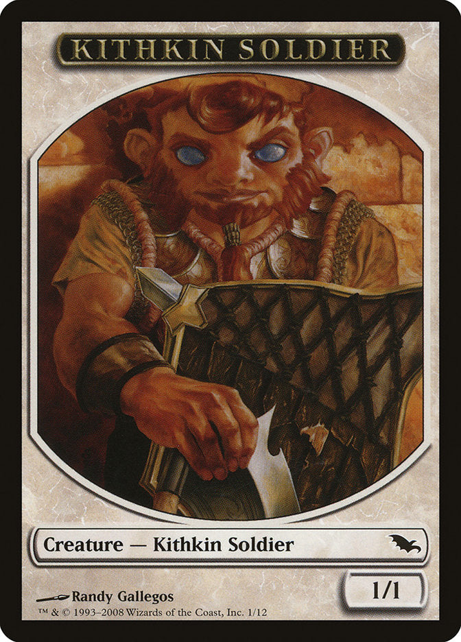 Kithkin Soldier [Shadowmoor Tokens] | Nerdhalla Games