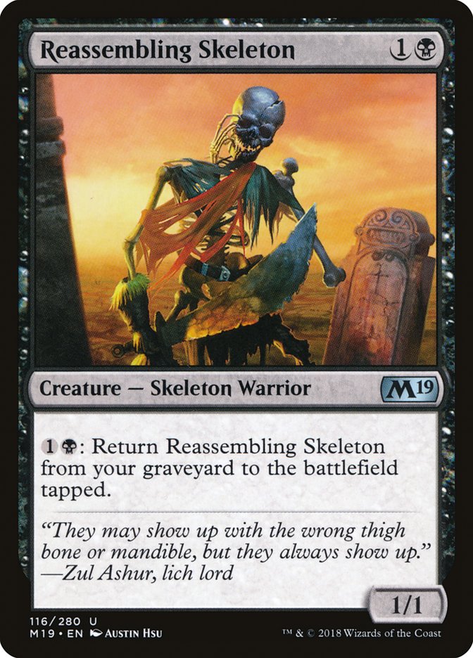 Reassembling Skeleton [Core Set 2019] | Nerdhalla Games