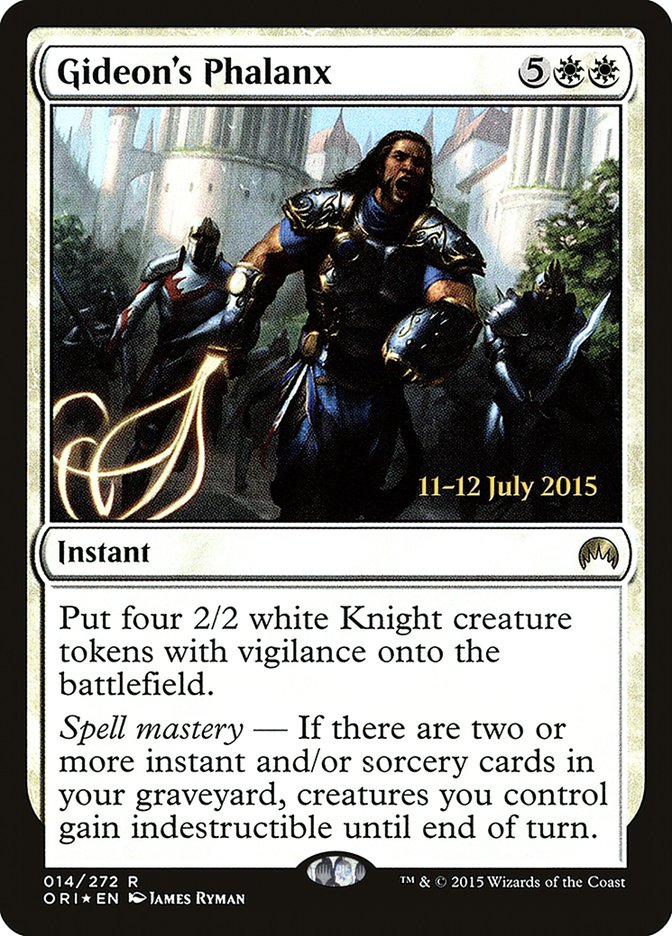 Gideon's Phalanx [Magic Origins Prerelease Promos] | Nerdhalla Games