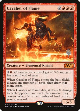 Cavalier of Flame [Core Set 2020 Promos] | Nerdhalla Games