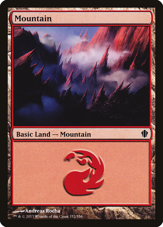 Mountain (352) [Commander 2013] | Nerdhalla Games