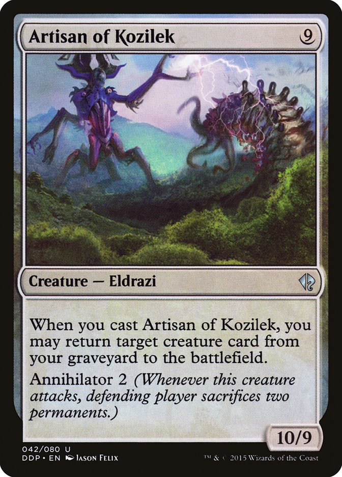 Artisan of Kozilek [Duel Decks: Zendikar vs. Eldrazi] | Nerdhalla Games