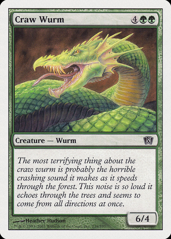 Craw Wurm [Eighth Edition] | Nerdhalla Games