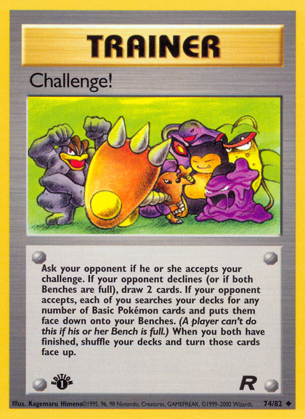 Challenge! (74/82) [Team Rocket 1st Edition] | Nerdhalla Games