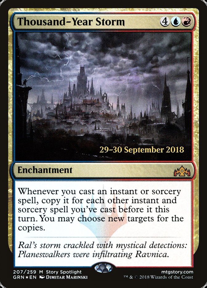 Thousand-Year Storm  [Guilds of Ravnica Prerelease Promos] | Nerdhalla Games