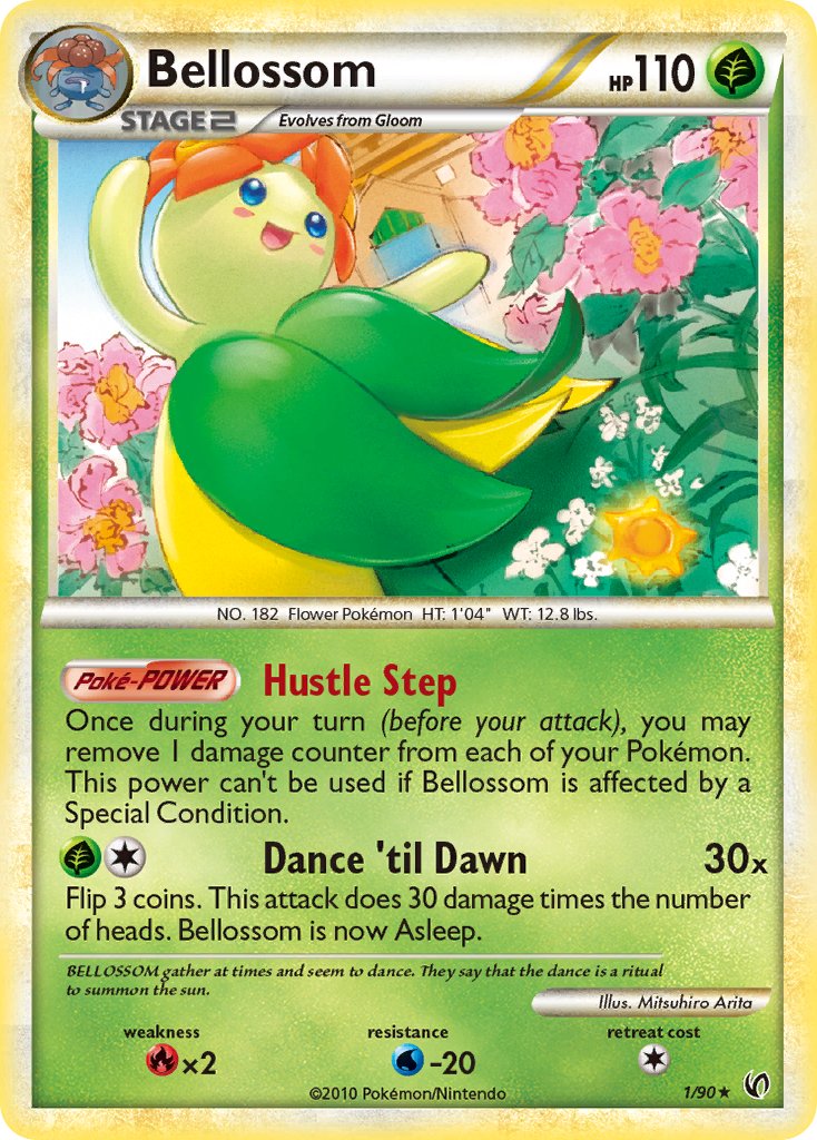 Bellossom (1/90) (Theme Deck Exclusive) [HeartGold & SoulSilver: Undaunted] | Nerdhalla Games