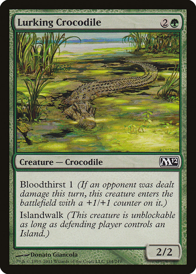 Lurking Crocodile [Magic 2012] | Nerdhalla Games