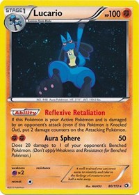 Lucario (80/113) (Cosmos Holo) [Black & White: Legendary Treasures] | Nerdhalla Games