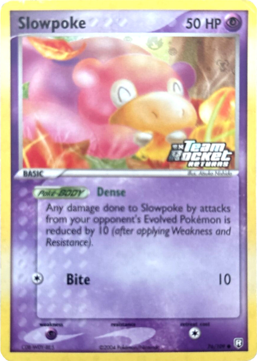 Slowpoke (76/109) (Stamped) [EX: Team Rocket Returns] | Nerdhalla Games