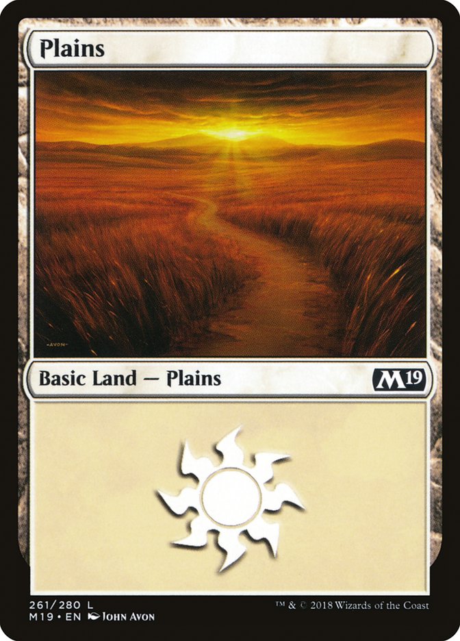 Plains (261) [Core Set 2019] | Nerdhalla Games