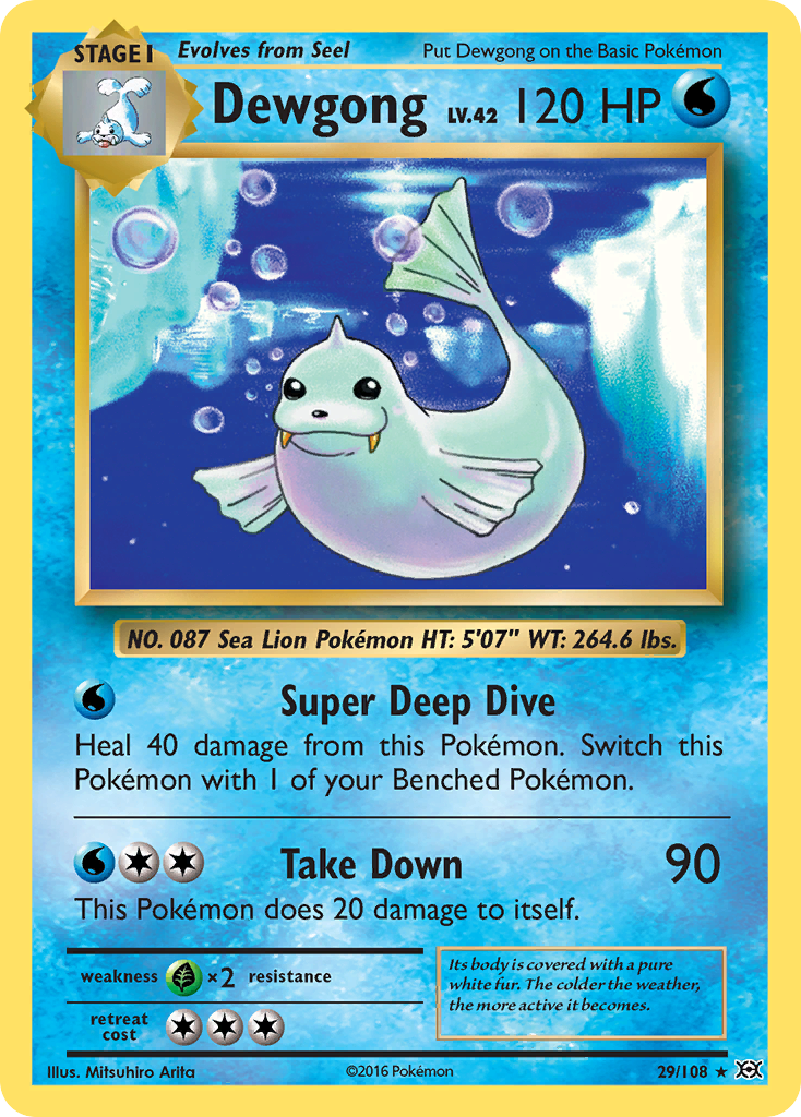 Dewgong (29/108) [XY: Evolutions] | Nerdhalla Games