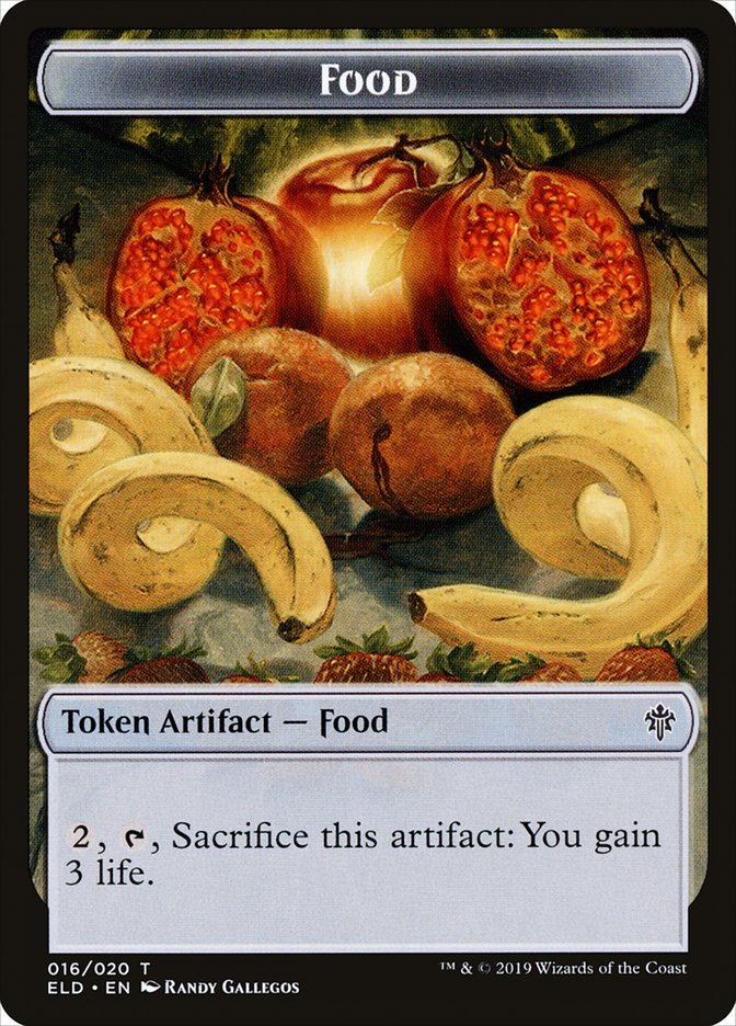 Food (016/020) [Throne of Eldraine Tokens] | Nerdhalla Games