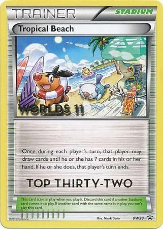 Tropical Beach (BW28) (Top 32) [Black & White: Black Star Promos] | Nerdhalla Games