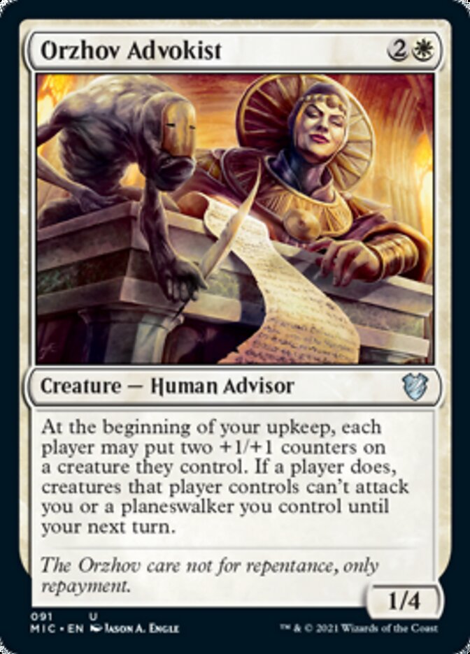 Orzhov Advokist [Innistrad: Midnight Hunt Commander] | Nerdhalla Games