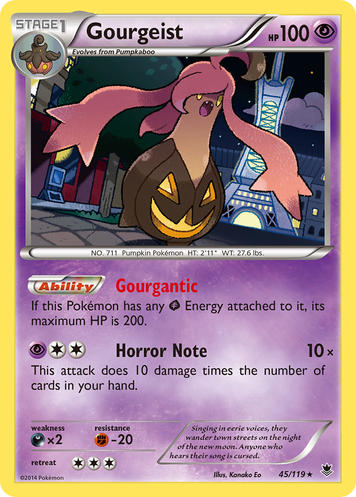 Gourgeist (45/119) [XY: Phantom Forces] | Nerdhalla Games