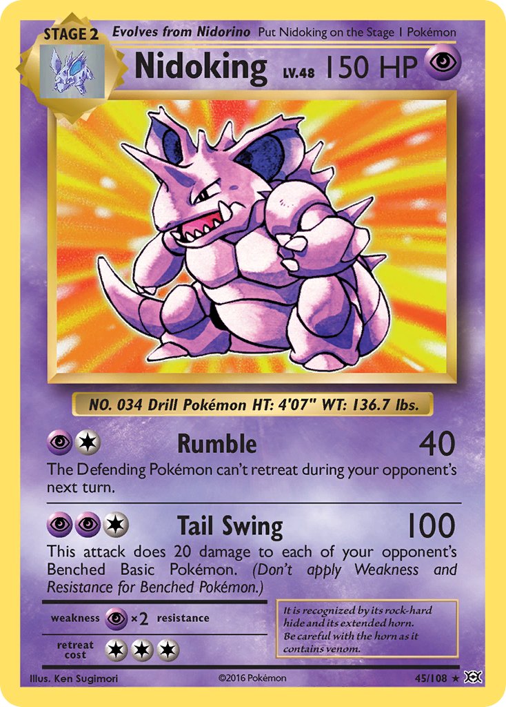 Nidoking (45/108) (Theme Deck Exclusive) [XY: Evolutions] | Nerdhalla Games