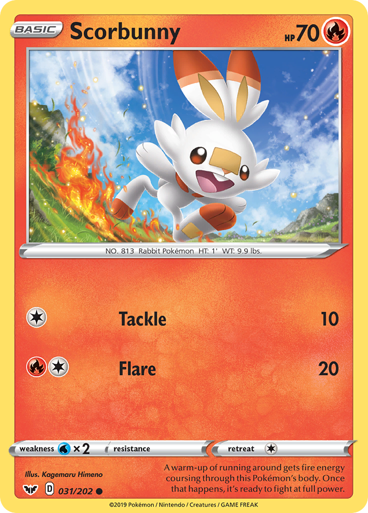 Scorbunny (031/202) [Sword & Shield: Base Set] | Nerdhalla Games