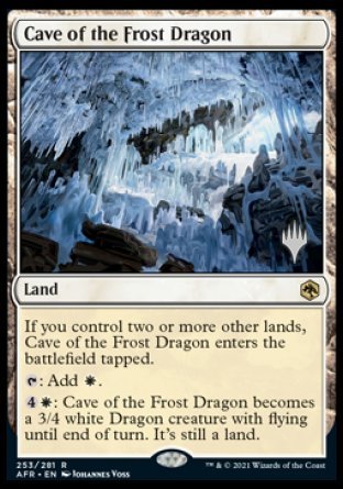 Cave of the Frost Dragon (Promo Pack) [Dungeons & Dragons: Adventures in the Forgotten Realms Promos] | Nerdhalla Games