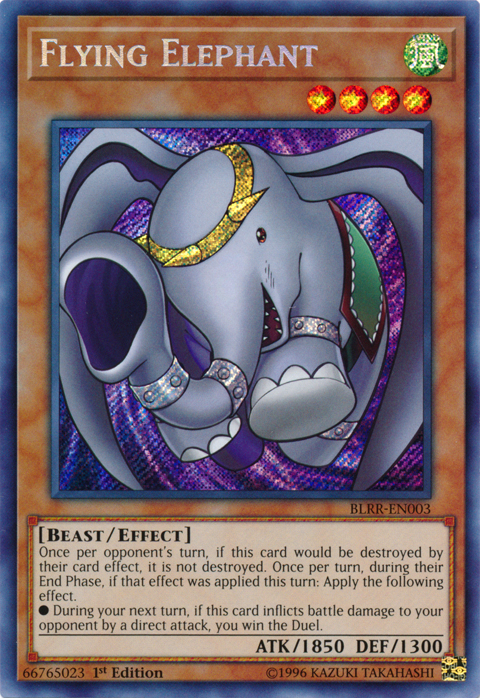 Flying Elephant [BLRR-EN003] Secret Rare | Nerdhalla Games