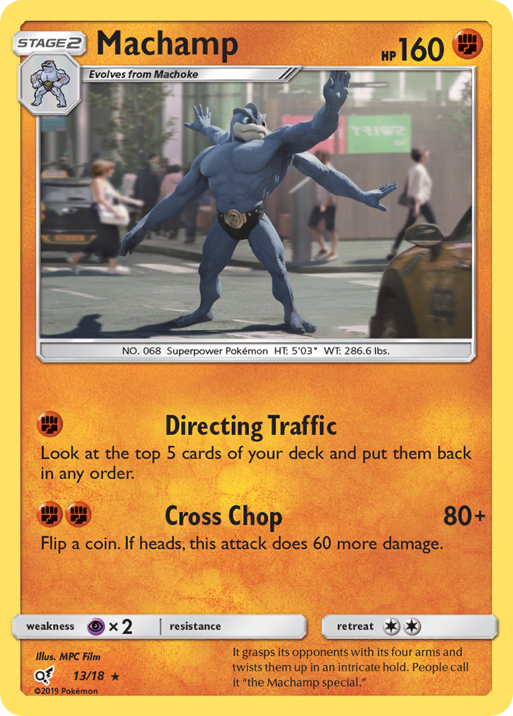 Machamp (13/18) [Sun & Moon: Detective Pikachu] | Nerdhalla Games