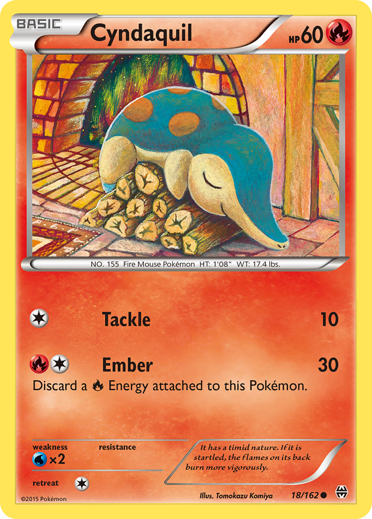 Cyndaquil (18/162) [XY: BREAKthrough] | Nerdhalla Games